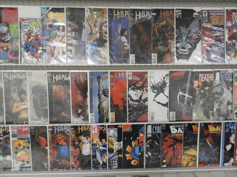 Huge Lot of 140+ Comics W/Silver Surfer, Batman, Hellblazer! Avg. VF- Condition!