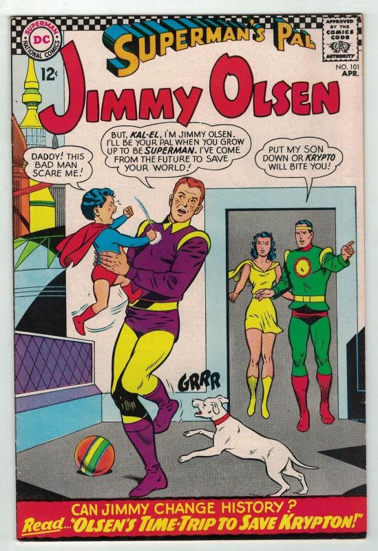 JIMMY OLSEN 101 FINE PLUS APRIL 1987