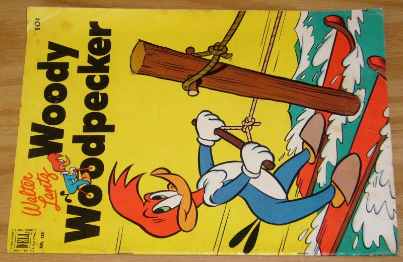 Four Color #416 VG+ september 1952 - woody woodpecker - walter lantz golden age
