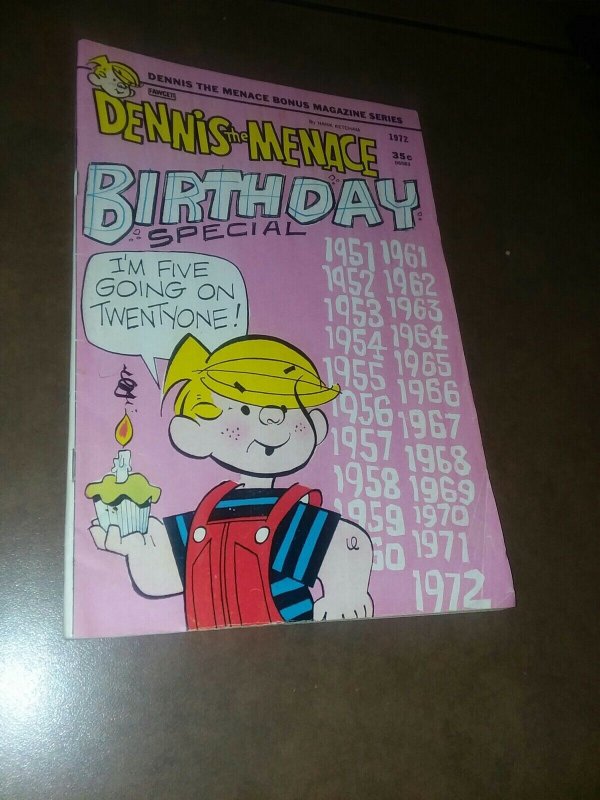 Dennis The Menace 7 Issue Silver Bronze Age Comics Lot Run Set Collection