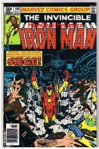 IRON MAN #148, FN, Tony Stark, Siege, Romita, 1968, more IM in store