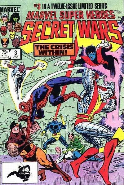 Marvel Super-Heroes Secret Wars #3, NM- (Stock photo)