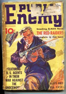 PUBLIC ENEMY--1935 Dec--First issue--Saunders--RARE Pulp Magazine