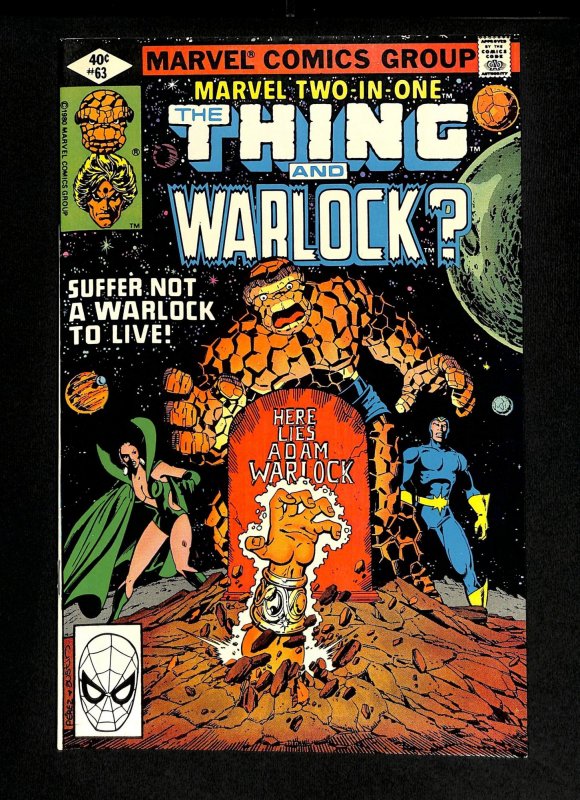 Marvel Two-In-One #63 Thing Warlock!