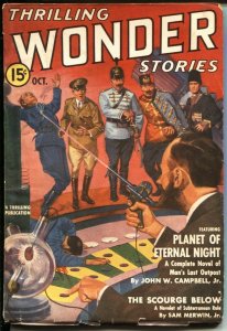 THRILLING WONDER STORIES-OCT 1939-HENRY KUTTNER--JOHN W CAMPBELL JR--JACK BIN...