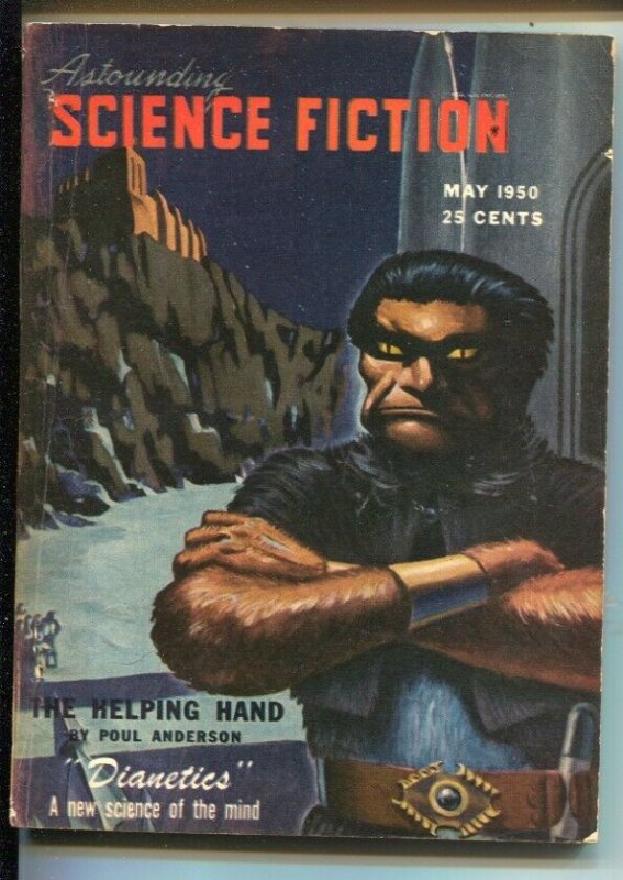 Astounding Science Fiction 5/1950-L. Ron Hubbard-Dianetics-Van Vogt-pulp stor...
