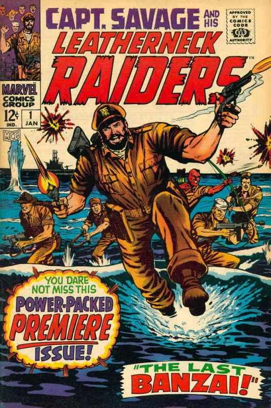 Capt. Savage and His Leatherneck Raiders #1 GD; Marvel | low grade comic - we co 