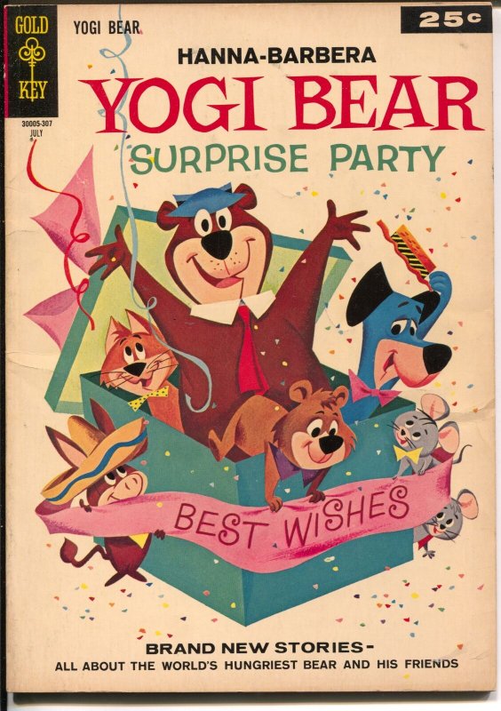 -Yogi Bear #13 1963-Gold Key-Giant Surptise Party Issue-FN