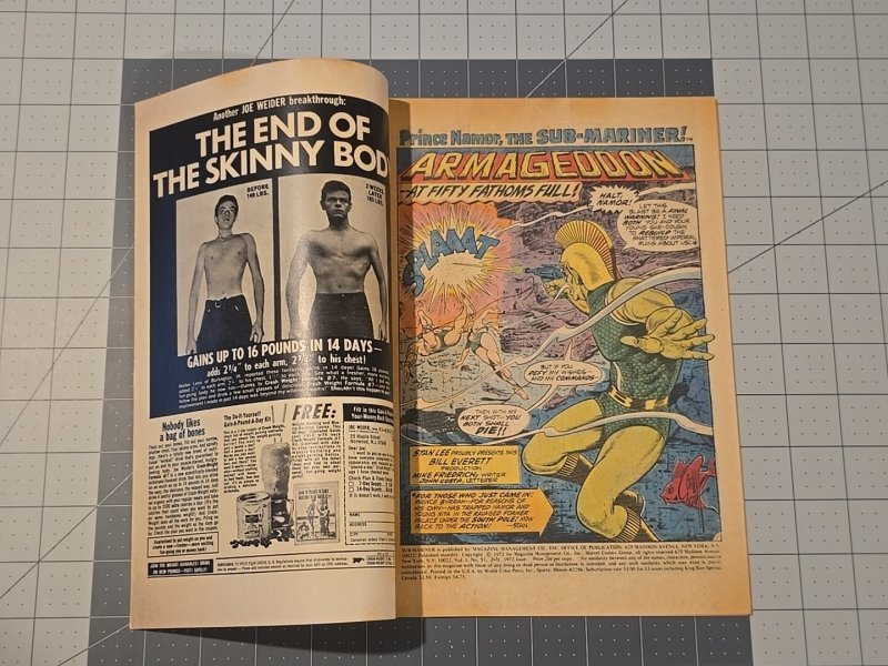 Sub-Mariner #51 Prince Vs Prince -Namor Battles BYRRAH (Marvel Comics July 1972)