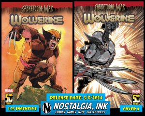 WOLVERINE #49 CVR A + 1:25 MAHMUD ASRAR VAR SET OF 2 2024 PRESALE PROSHIPS 5/8