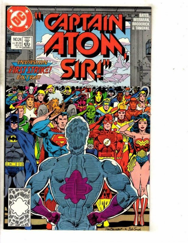 CAPTAIN ATOM #24, NM-, Batman, Wonder Woman, Superman, DC, 1987 1988