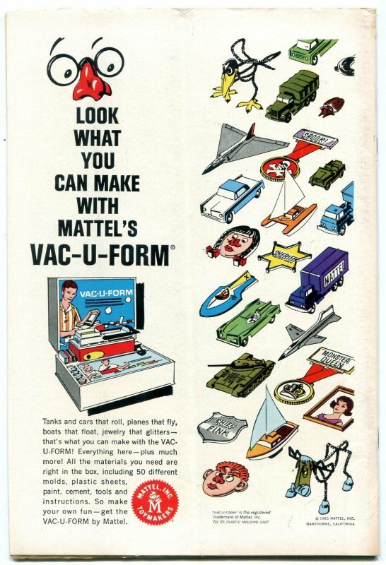 SUPERBOY #130 1966-DC COMICS-WILD TIGER COVER VIOLENT VG/FN