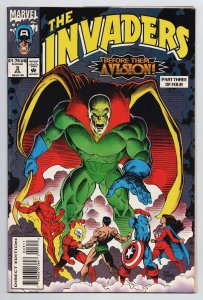 Invaders #3 Captain America | Sub-Mariner (Marvel, 1993) VF 