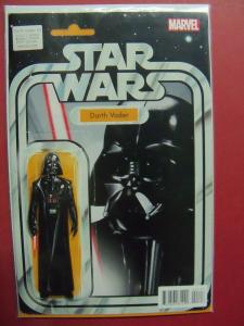 DARTH VADER #01 ACTION FIGURE VARIANT  COVER NM 9.4 MARVEL COMICS 2015 SERIES