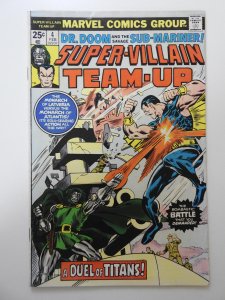 Super-Villain Team-Up #4  (1976) FN+ Condition! MVS intact!