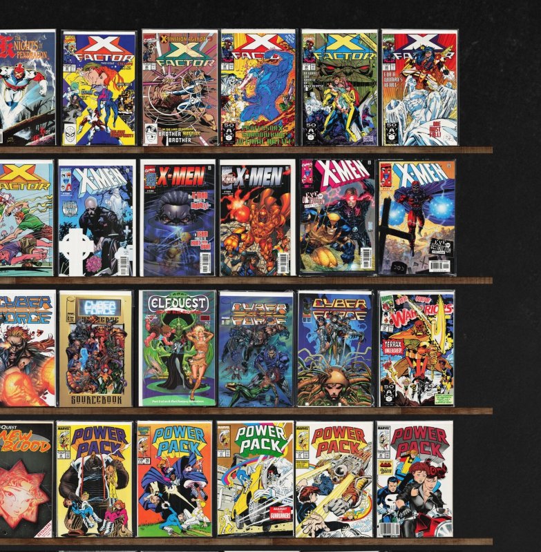 Huge Lot 150+ Comics with Excalibur, X-Factor, X-Men & More!