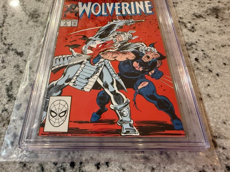 Wolverine # 2 CGC Graded 9.4 Marvel Comic Book 1988 Chris Claremont JH23