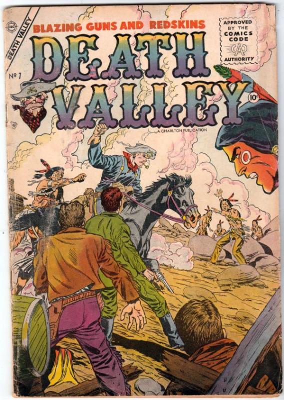 Death Valley #7 (Jan-55) VG+ Affordable-Grade Bill Foller