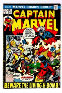 Captain Marvel #23 (1972) FN Rick Jones
