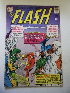 The Flash #155 (1965) VG+ Condition centerfold detached at 1 staple