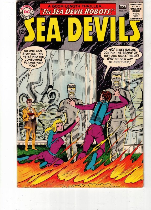 Sea Devils #19 (1964) High-Grade Sea Devil's Robots PRICE DROP!  VF/NM UTAH CERT