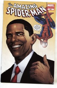 Amazing Spider-man #583--2nd Print--Obama variant--VF/NM