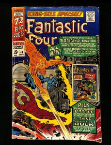 Fantastic Four Annual #4 1st Silver Age Appearance of GA Human Torch!