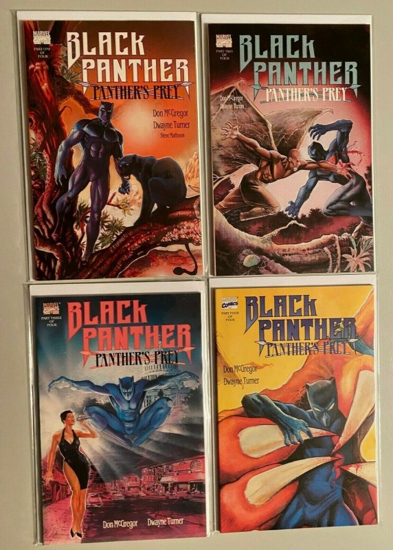 Black Panther Panther's Prey set from:#1-4 all 4 different books 6.0 FN (1991)