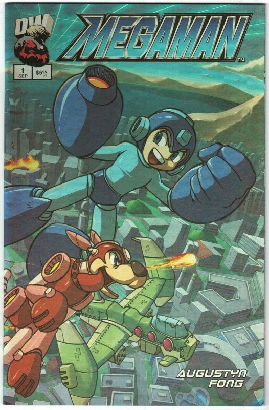 Mega Man #1B VF; Dreamwave | Foil Cover - save on shipping - details inside