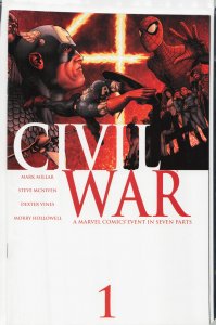 Civil War #1  (2006) Captain America