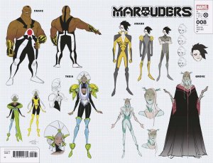 Marauders #8 10 Copy Incv Carlini New Char Wrpad Design Var  Marvel Comic  