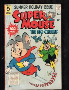 SuperMouse #1 ~ Summer Holiday Issue ~ 1957 (4.0) WH