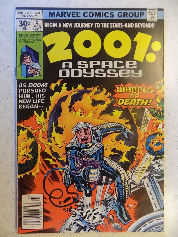 2001 A SPACE ODYSSEY # 4 MARVEL KIRBY SCI-FI