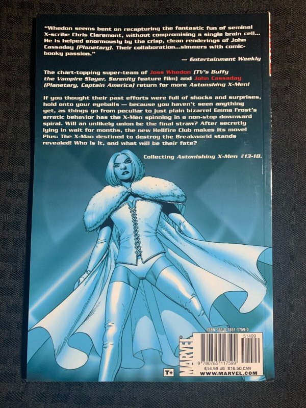 2011 ASTONISHING X-MEN Volume 3 Torn SC VF 8.0 3rd Marvel Comics