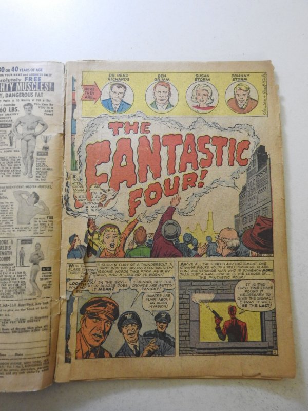 Fantastic Four #1 (1961) GD Condition see desc