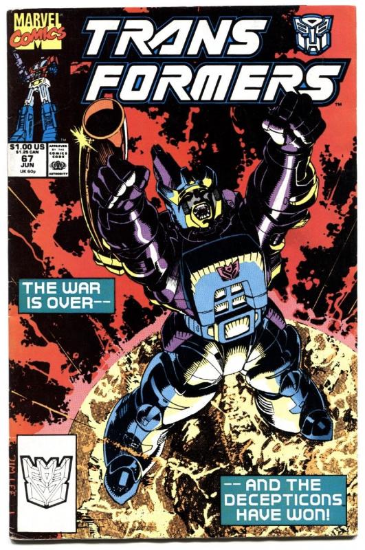 TRANSFORMERS #67-1990-later issue-htf-marvel