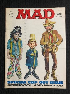 1974 MAD Magazine #169 VG+ 4.5 Alfred E Neuman / Special Cop Out Issue