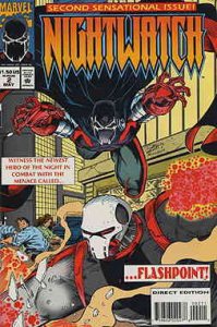 Nightwatch #2 (with card) VF/NM ; Marvel | Ron Lim