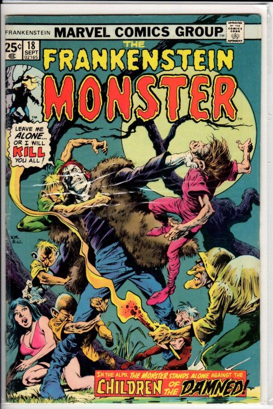 The Frankenstein Monster #18 (1975) 6.5 FN+