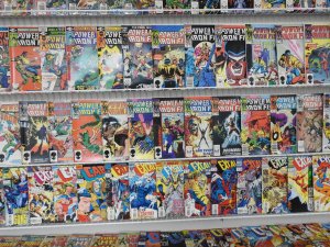 Huge Lot 180+ W/ Powerman, Wolverine, Cable+ Avg Fine/VF See Desc!