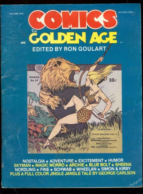 COMICS: THE GOLDEN AGE FANZINE #1 1984-SHEENA-BLUE BOLT VG/FN