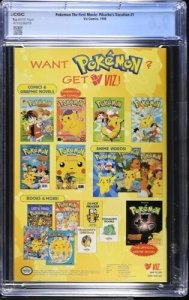(1998) Pokemon The First Movie: Pikachu's Vacation #1 1st Print! CGC 9.6 WP!