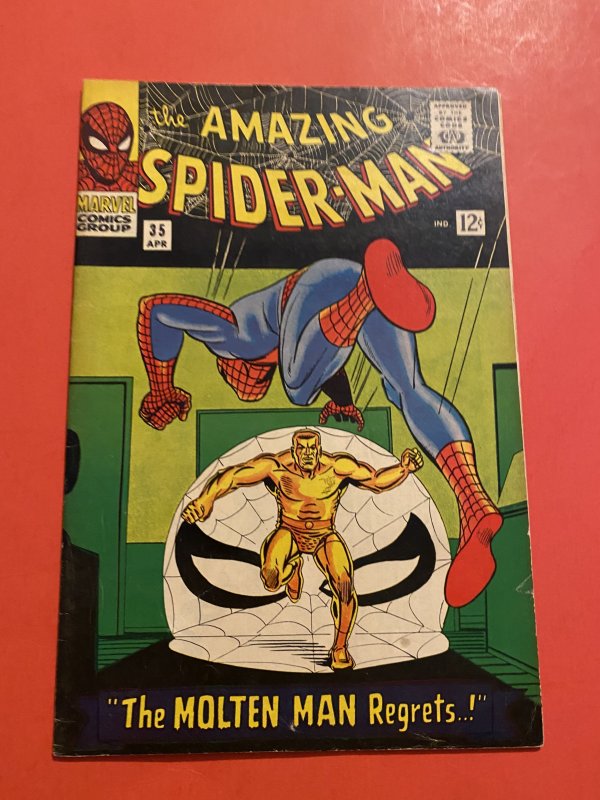 The Amazing Spider-Man #35 (1966) 2nd molten Man