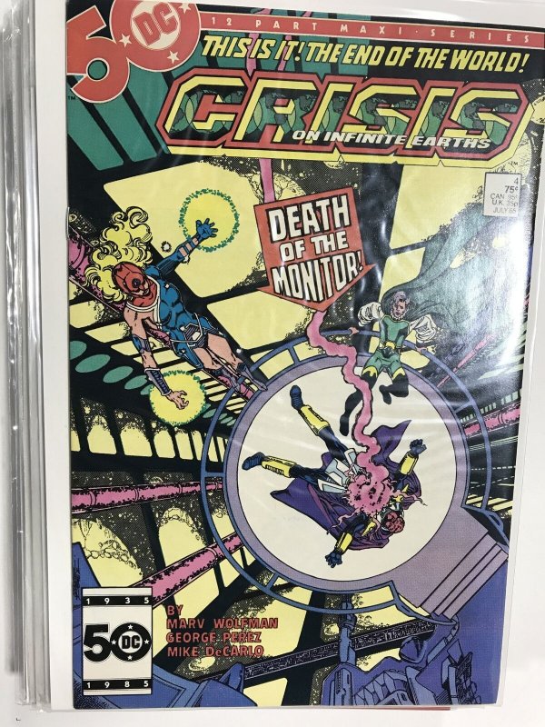 Crisis on Infinite Earths #4 (1985) Red Tornado [Key Issue] NM10B214 NEAR MIN...