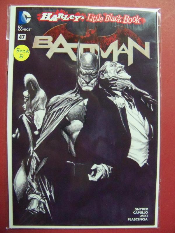 BATMAN #47 BOOK B HARLEY'S LITTLE BLACK BOOK Variant Cover 2016 Near Mint 9.4