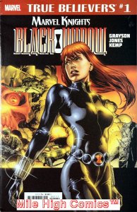 TRUE BELIEVERS: BLACK WIDOW BY GRAYSON & JONES (2018 Series) #1 Very Fine