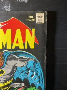 BATMAN #209 (1940 DC) Jungle Jeopardy 