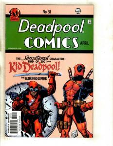 Deadpool # 51 NM Marvel Comic Book X-Men X-Force Wolverine Cable Domino EK8