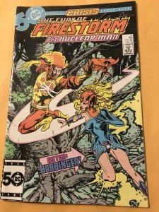 Fury of Firestorm #41 : DC 11/85 Fn/VF; enter Harbinger, Crisis x-over