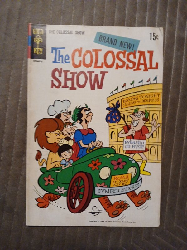 The Colossal Show #1 Gold Key 1969 Silver Age Cartoon Comic Book